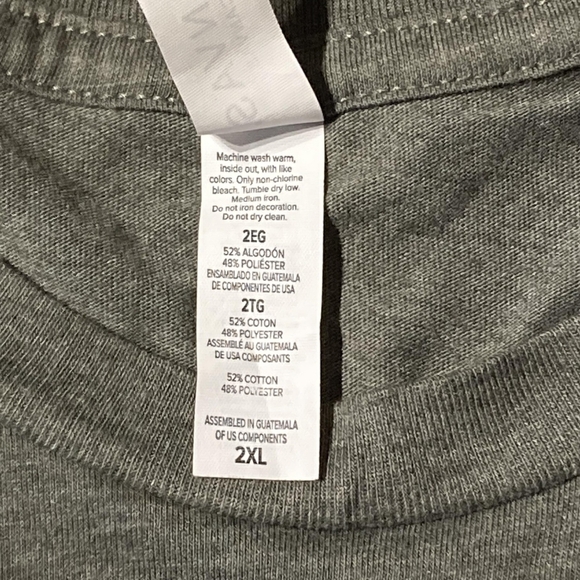 FRIENDS Giving Grey Thanksgiving Tee T-Shirt Women's 2XL Plus Size Holiday EUC - Picture 5 of 5